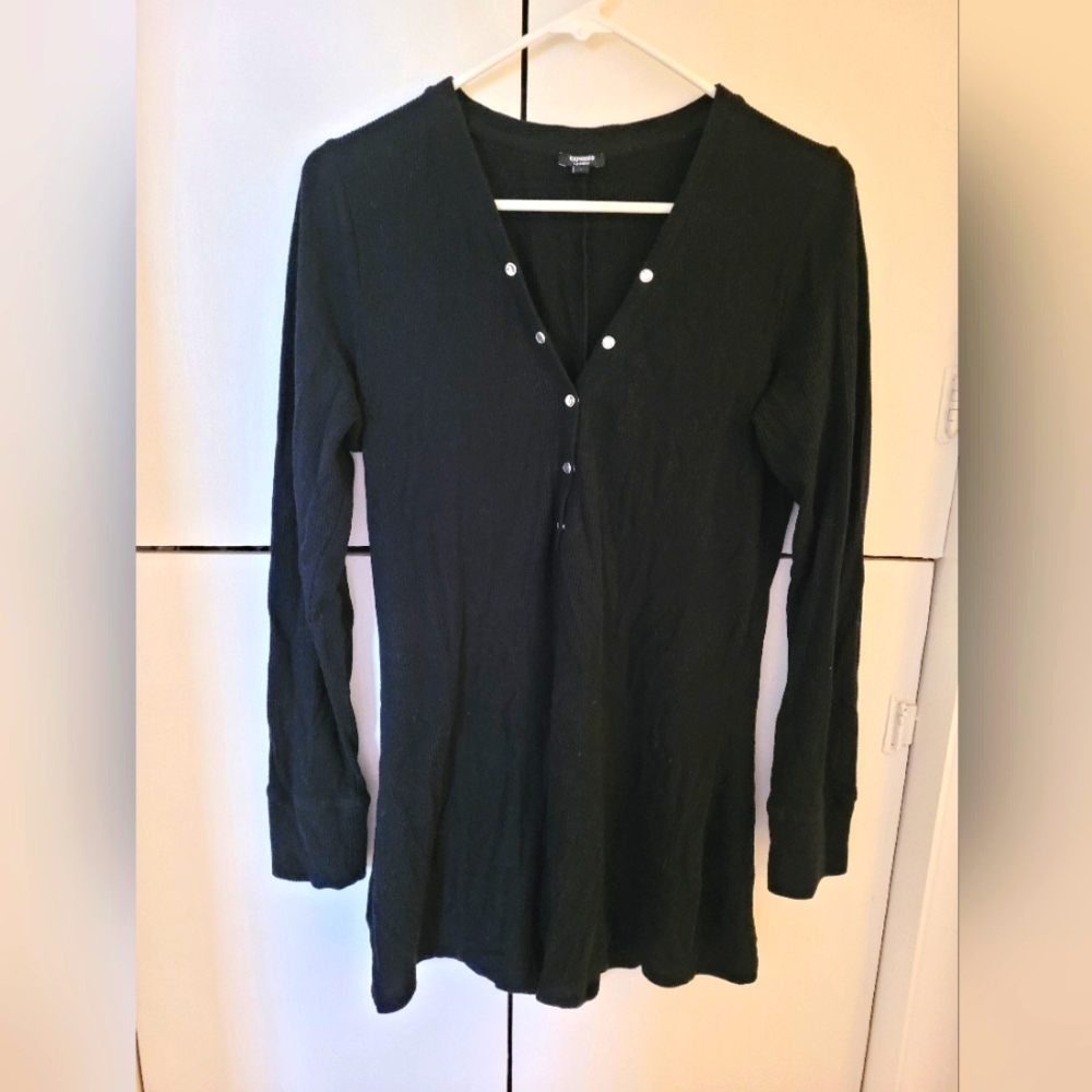 Black V-Neck Women's Pajama/onesie